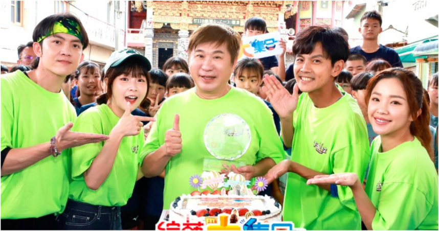 胡瓜（中）不再與民視續約。（圖／翻攝臉書／綜藝大集合）