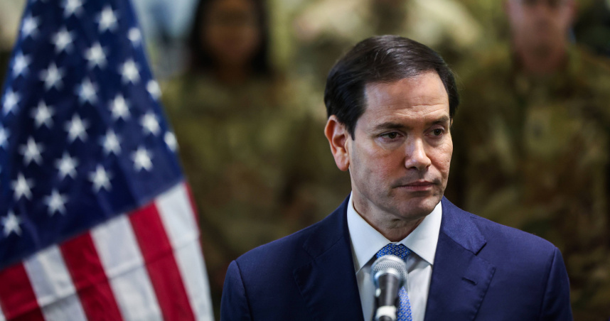 美國國務卿盧比歐（Marco Rubio）表示，在美中即將舉行的貿易談判中，川普政府不會為了獲取經貿利益而放棄美國長期以來對台灣的支持。（圖／達志／美聯社）