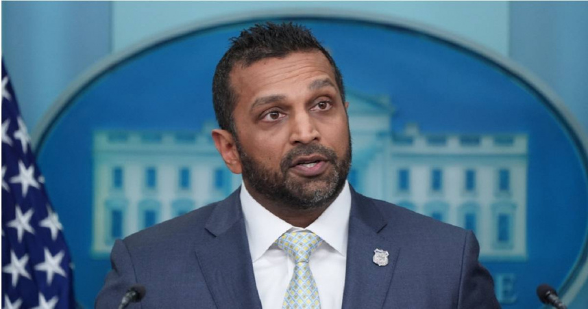 美國聯邦調查局（FBI）局長帕特爾（Kash Patel）。（圖／達志／美聯社）