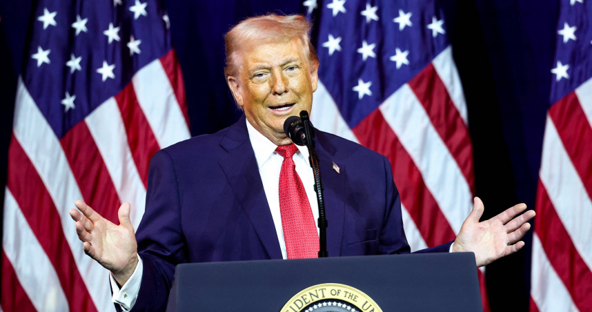 美國總統川普（Donald Trump）。（圖／路透社）