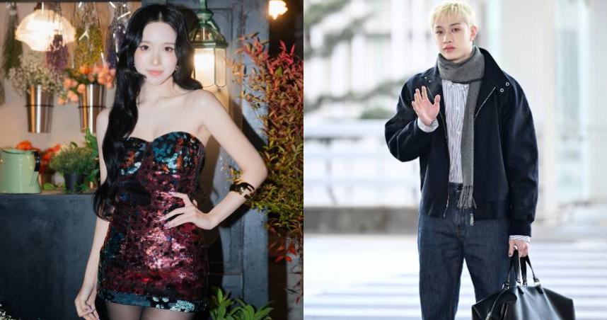 從機場到巴黎、從舞台到鏡頭前，Stray Kids Bang Chan(方燦)與TWICE Mina各自用自己的方式，演繹了FENDI的多元樣貌。一個是低調卻耐看的都會時尚，一個是耀眼卻不失品味的舞台高光。（圖／品牌提供）