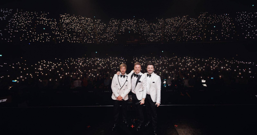 西城男孩再度來台，在高雄舉辦《WESTLIFE : A GALA EVENING IN KAOHSIUNG》。（圖／Live Nation Taiwan提供）