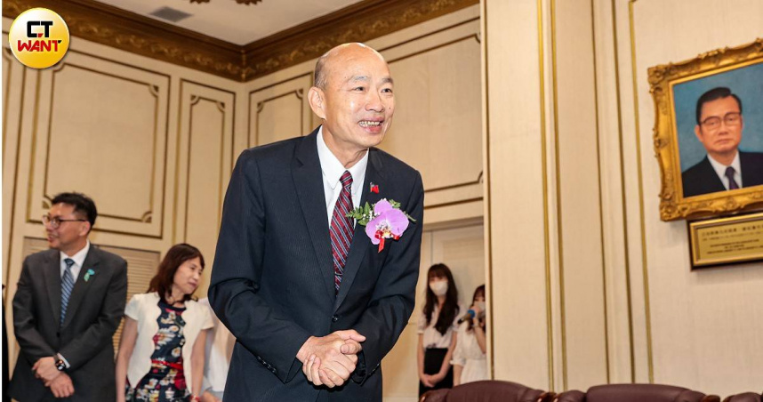 季麟連在中常會上稱若賣黨求榮應開除黨籍，韓國瑜發文強調無愧於心（圖／黃耀徵攝）