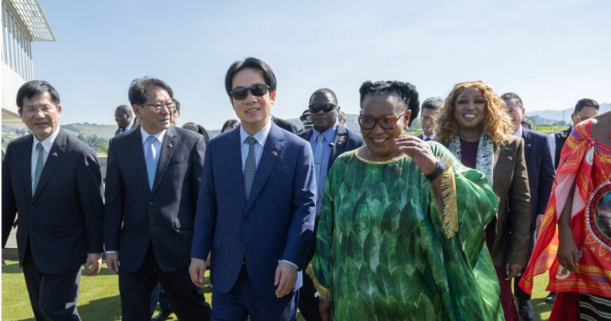 總統賴清德向史瓦帝尼副總理札杜莉致謝。（圖／取自總統府網站）