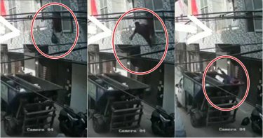 倒垃圾想偷懶用空拋的 手一伸出悲劇了…把自己也「扔」進垃圾車