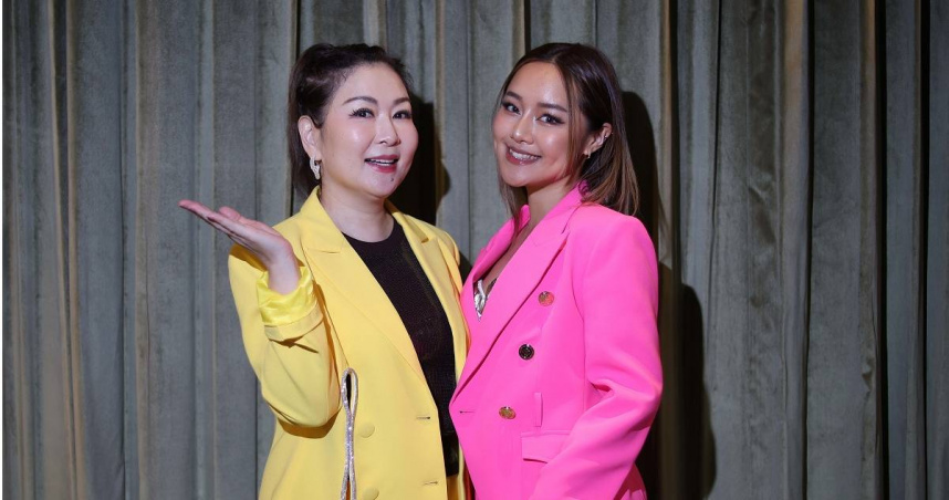 金曲歌后張秀卿升格經紀人，帶著女兒林莉一同與媒體見面，宣布女兒正式踏入演藝圈。（圖／張秀卿提供）