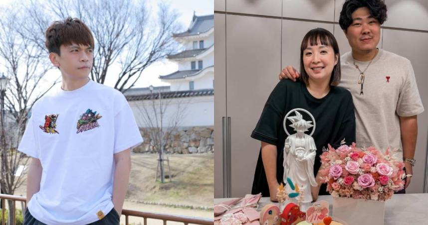 蔡阿嘎頻道中曾出現的「G卡姐夫」蘇男（右圖右）協助詐騙集團騙取1.2億元，遭羈押禁見。（圖／翻攝自IG／@yga0721、@chia1120）