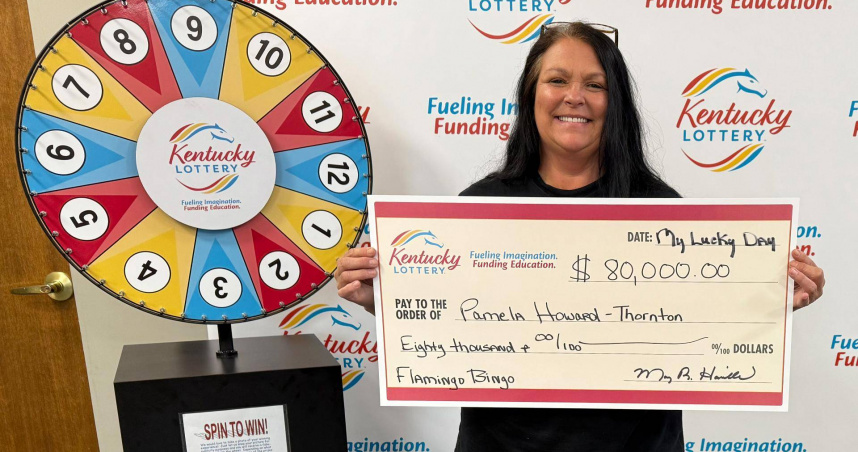 女子差點將中了頭獎的刮刮樂丟到垃圾桶。（圖／翻攝自X／@WDRBNews）