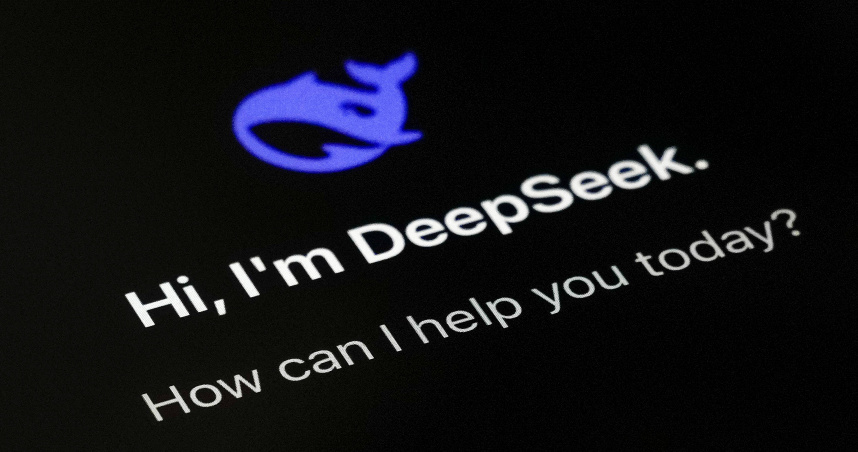 DeepSeek使用率從50％跌至3％。（圖／美聯社／達志）