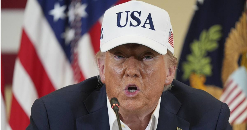 美國總統川普要對歐盟課30%關稅。（圖／達志／美聯社）