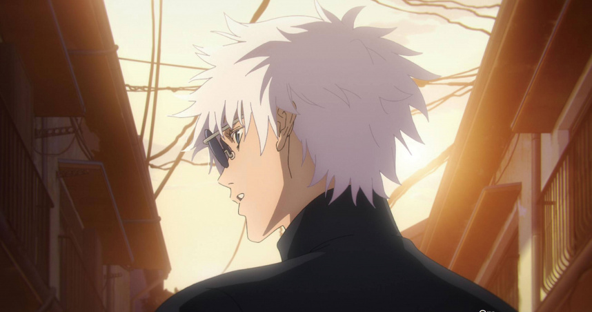 觀眾可以在戲院重溫故事的起點與熱血戰鬥場面，回到五條悟還是高專學生的青澀年少時刻。（圖／羚邦提供）