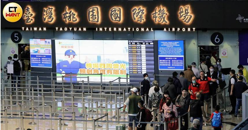 桃園國際機場。(圖/方萬民攝)
