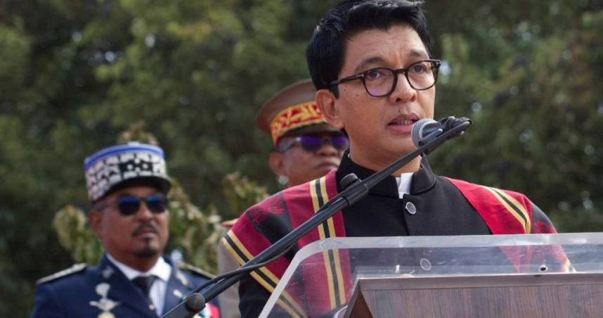 馬達加斯加總統拉喬利納（Andry Rajoelina）。（圖／達志／美聯社）