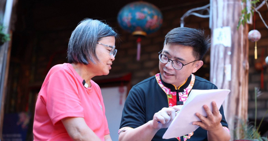 立法委員賴瑞隆4日前往客庄學習客家文化。（圖／賴瑞隆辦公室提供）