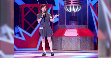 王彩樺覬覦Sandy主持棒。（圖／公視台語台提供）