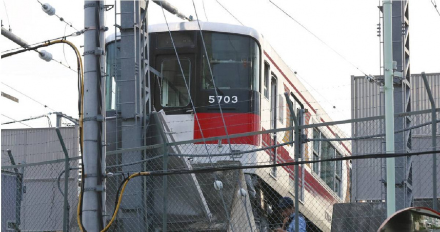 山陽電氣鐵道公司營運的列車，非事故列車。（示意圖／達志／美聯社）