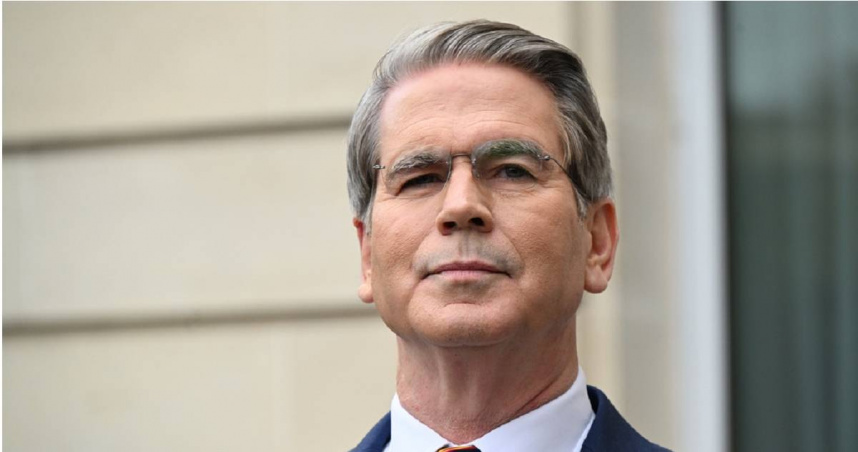 美國財政部長貝森特（Scott Bessent）。（圖／達志／美聯社）