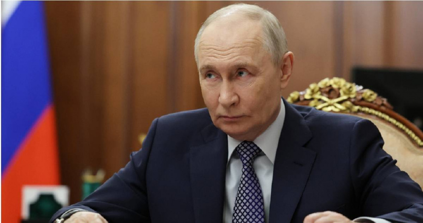 俄羅斯總統普丁（Vladimir Putin）。（圖／達志／美聯社）