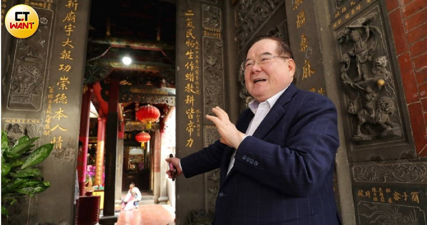 國民黨副主席李乾龍（圖）近期驚傳有追蹤器被安裝在其座車上。（圖／周志龍攝）