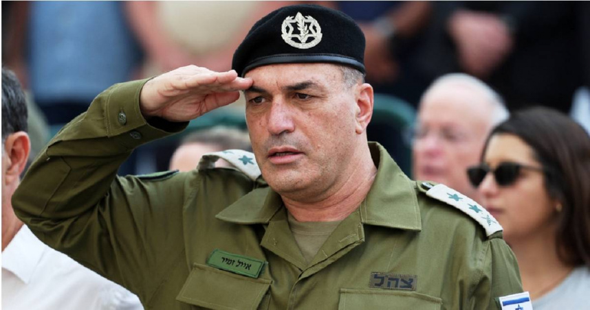 以軍參謀總長扎米爾（Eyal Zamir）。（圖／達志／美聯社）