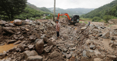 韓國暴雨釀6死8失蹤!哈格比水彈襲擊中部 災損持續攀升