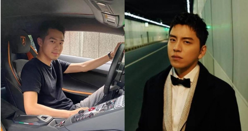 王大陸（右）教唆游姓友人（左）毆打司機與派車員。（圖／王大陸、游翔閔IG）