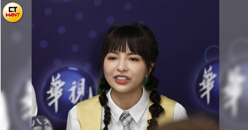 徐凱希之前跟小優有主持網路節目，她透露事件發生後跟小優還是朋友，「小優也跟我講說她做錯，會承擔這一切」。（圖／侯世駿攝）