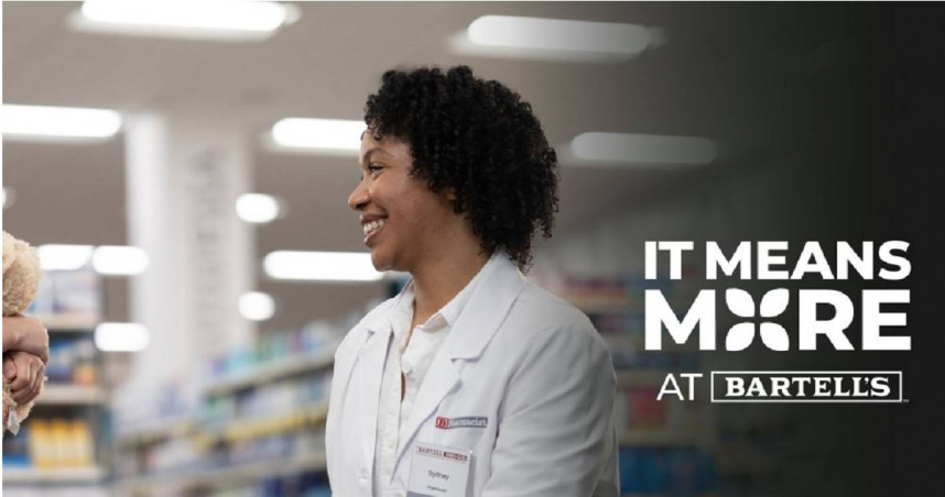 擁有百年歷史的零售及藥妝連鎖品牌「巴特爾藥局」。（圖／翻攝自X平台／@bartelldrugs）