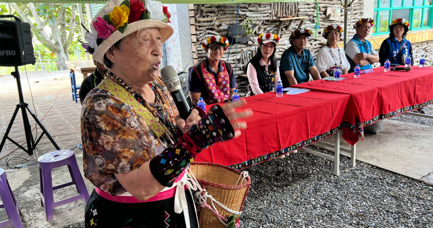 立法委員陳瑩昨（3）日前往卑南族花環學校，參加由卑南族語言推動組織辦理的「卑南族族語夏令營」開幕式。（圖／陳瑩辦公室提供）