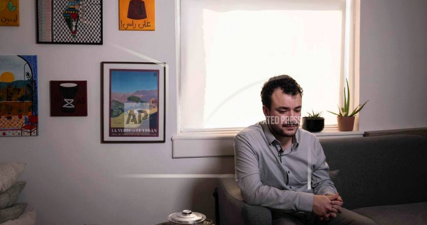 巴勒斯坦裔社運人士馬哈茂德哈利勒（Mahmoud Khalil）近日提起訴訟，要求川普政府賠償2000萬美元。（圖／達志／美聯社）