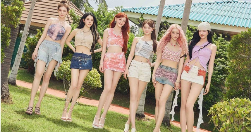 STAYC釋出新曲〈I WANT IT〉MV teaser宣告於盛夏清新回歸，六位成員換上海洋風格造型搖身一變為「陽光系女友」。（圖／High Up Entertainment提供）