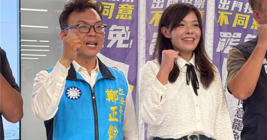 高虹安（右）2日下午呼籲相關人士盡速修正及撤下不實內容，否則將保留依法追究法律責任的權利。（圖／中國時報陳育賢攝）