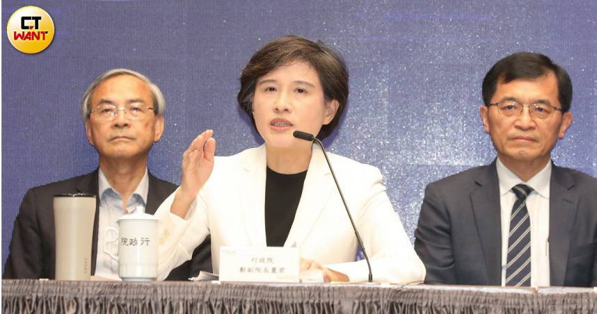 鄭麗君強調，後續談判，主要目標是爭取再降對等關稅、一併磋商232條款，也會努力爭取不要疊加原稅率的方式。（圖／劉耿豪攝）