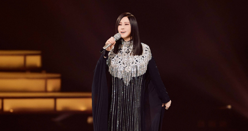 江蕙今晚在台北小巨蛋舉辦《2025江蕙演唱會 台北場》最終場，多次唱到哽咽。（圖／寬宏藝術提供）