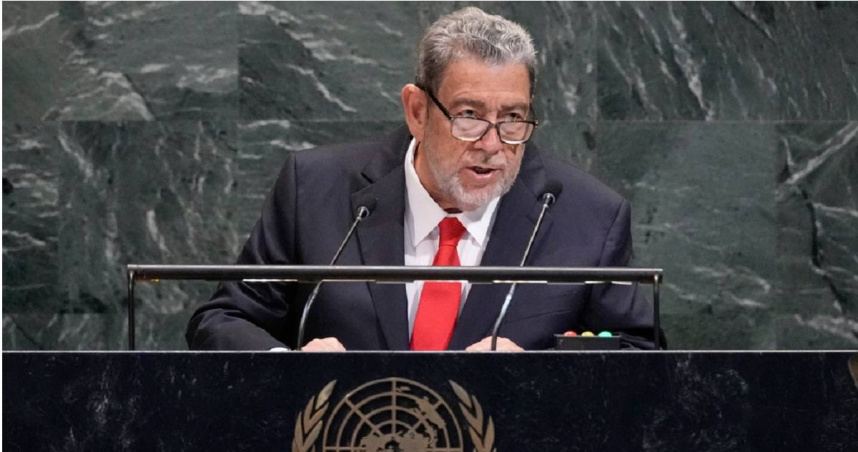 聖文森及格瑞那丁（Saint Vincent and the Grenadines）總理龔薩福（Ralph Gonsalves）。（圖／達志／美聯社）