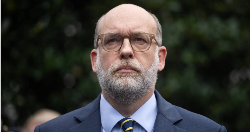 白宮行政管理預算局局長沃特（Russell Vought）。（圖／達志／美聯社）