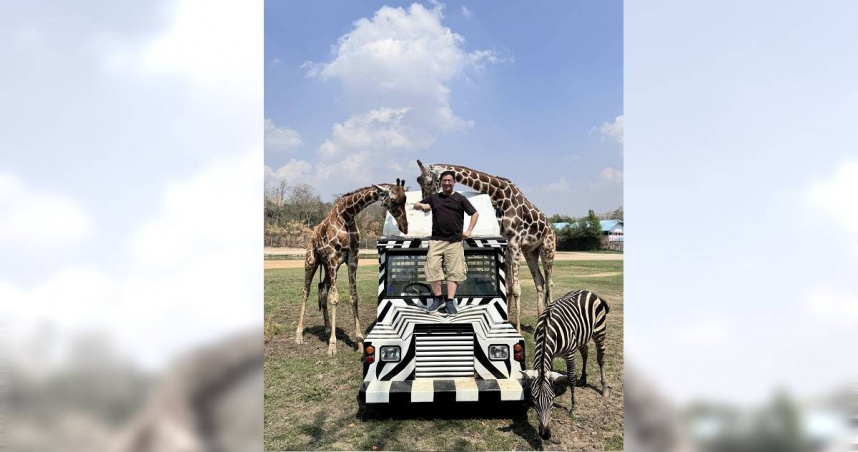 五福旅遊總經理王哲彥私心推薦他最喜歡的國家是泰國，「因為它夠現代，讓你不會與世界脫節；夠傳統，讓你感受文化的厚度；夠放鬆，讓你明白生活不只是生存。」圖為泰國北碧野生動物園。（圖／王哲彥提供）