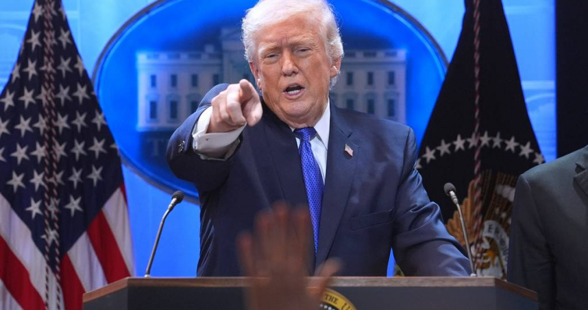 美國總統川普（Donald Trump）。（圖／達志／美聯社）