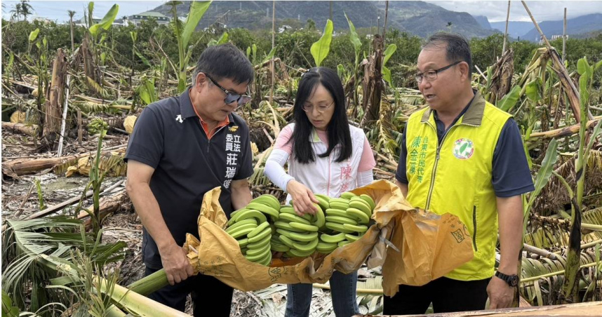 陳瑩與莊瑞雄同步向財政部國有財產署關心中央主管國有耕地減租情形。（圖／陳瑩辦公室提供）