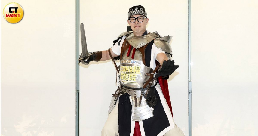 馬力歐今出席中視活動。（圖／侯世駿攝）