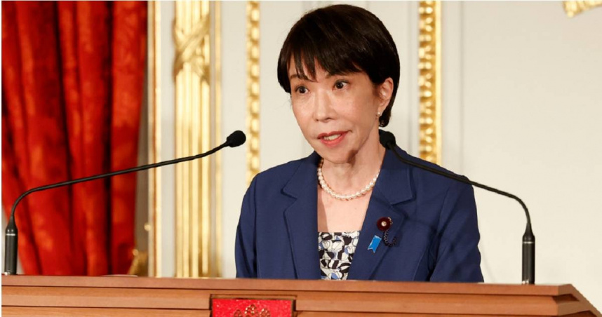 日本首相高市早苗。（圖／達志／美聯社）