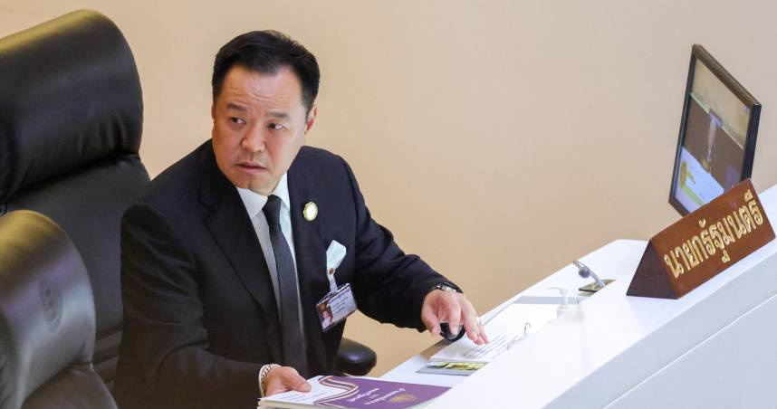 泰國總理阿努廷重申，泰國將持續奉行「一個中國」政策，強調不會因台灣抗議改變外交立場。（圖／達志／路透社）