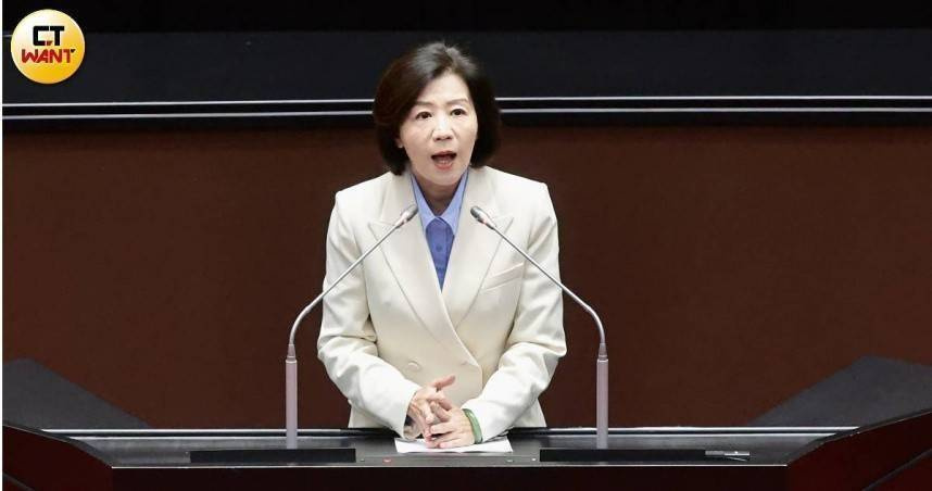 國民黨立委王育敏表示，慈濟BNT採購案中的顧問費爭議應由司法徹查，但不應因此否定當年民間協助採購疫苗的背景與事實。（圖／黃耀徵攝）