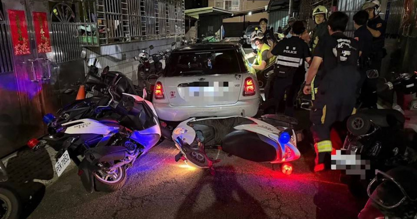 新莊男拒檢衝撞警！員警連開6槍擊中胸部、車內搜出毒品