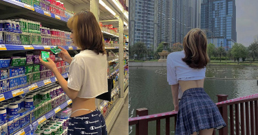 超大膽!正妹逛超市「脫褲秀身材」 本人遭肉搜…真實身分曝光