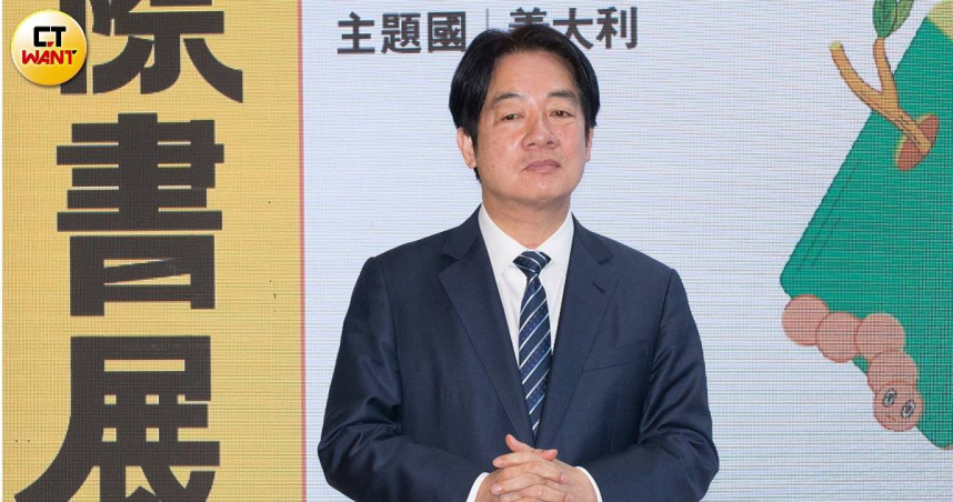 賴清德表示，面對極權主義擴張與威脅，主要國家紛紛建構自己的主權AI，由於地緣政治因素，台灣在經濟文化方面無可避免受到中國的影響甚巨，需要加快腳步發展AI技術。（圖／黃威彬攝）