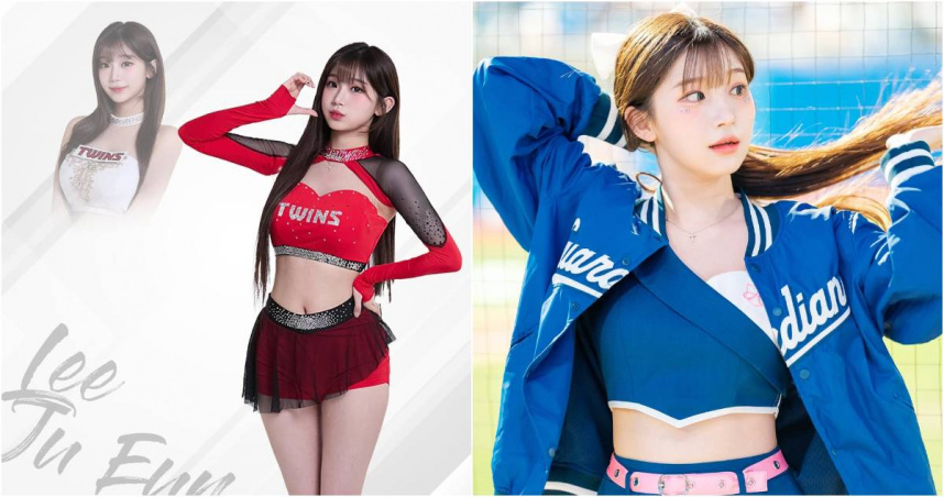 「LG TWINS」日前釋出「AI女神」李珠珢穿著啦啦隊制服的照片，意外引來韓國網友批評，認為露出腋下、肚臍、腿部等部位「像是來陪酒的」。（圖／翻攝FB／Lee Ju Eun 李珠珢）