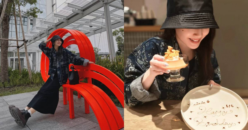 楊丞琳近日悄悄返台，在社群平台上，分享自己在台灣遇到的暖心事。（圖／IG／rainie77）