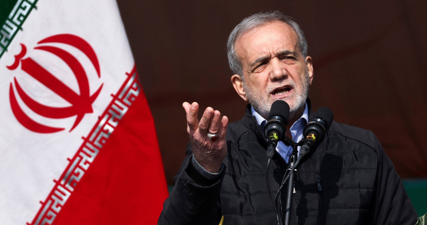 伊朗總統佩澤什基安（Masoud Pezeshkian）。（圖／達志／美聯社）