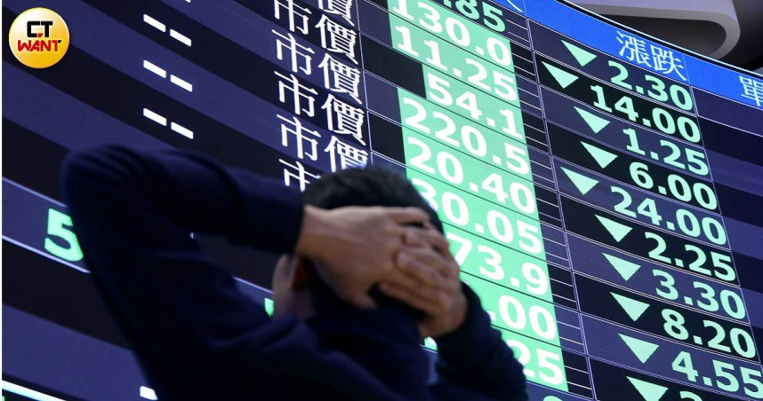 台股22日收在27,648.91 點，跌103.50點。（圖/黃耀徵攝）